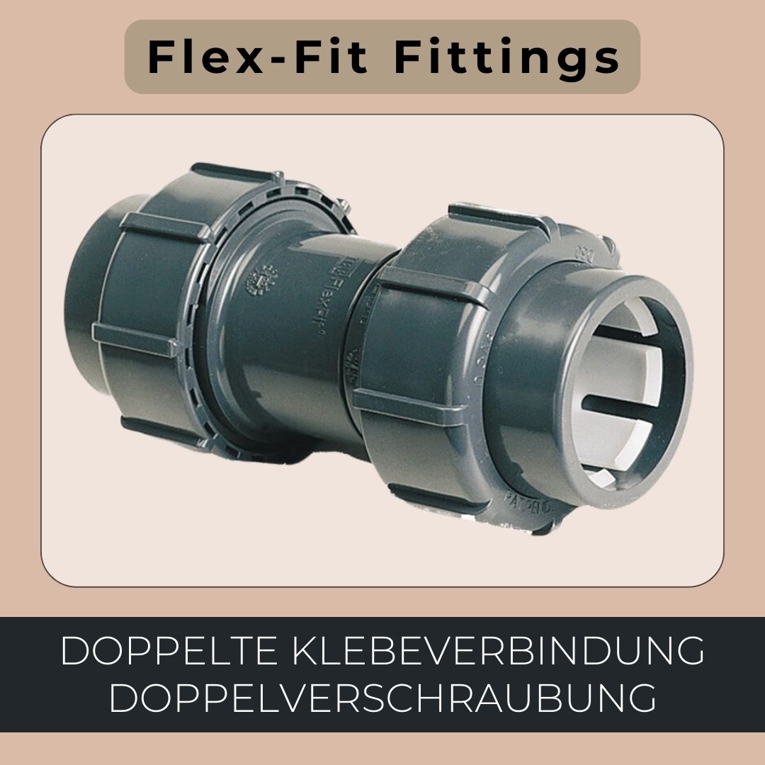 Flex-Fit Verschraubung doppelte Klemmverbindung