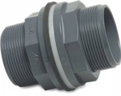 PVC Durchführung 2x Aussengewinde