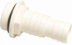 Schlauchtülle ABS weiß mit ORing