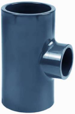 PVC T-Stück 90° reduziert