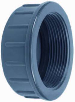 PVC Endkappe mit Innengewinde