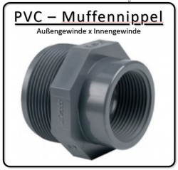 PVC Muffennippel AGxIG