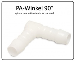 PA Schlauchverbinder Winkel 90°