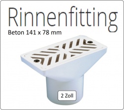 Einbauteile Rinnenfitting