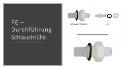 PE Durchführung Schlauchtülle Ozon geeignet