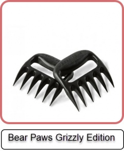 Grillgabel Bear Paws Grizzly Edition 2 Stück