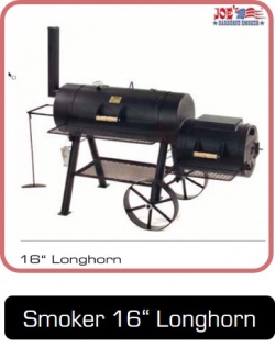 JOEs Barbeque 16 Zoll Longhorn Smoker