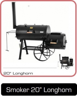 JOEs Barbeque 20 Zoll Longhorn Smoker.
