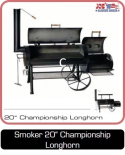 Smoker Grill 20 Zoll Championship Longhorn bei Anjas Grill-Shop