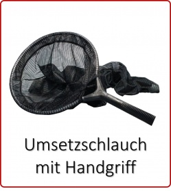 UMSETZSCHLAUCH mit Handgriff