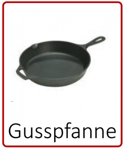 Gusspfanne mit Zusatzgriff