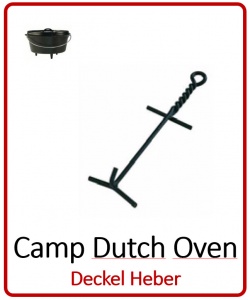 Camp Dutch Oven, Deckel Heber