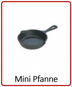 Mini Pfanne, Gusspfanne Aschenbecher