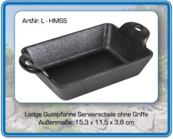 GUSSPFANNE SERVIERSCHALE 15,3 x 11,5 x 3,8 cm