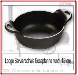 GUSSPFANNE Servierschale rund 12 cm