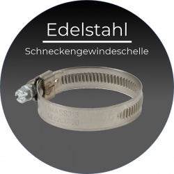 EDELSTAHL Schneckengewindeschellen Schlauchschelle 
