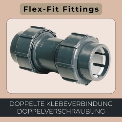 Flex Fit Doppelverschraubung Klemmverbindung