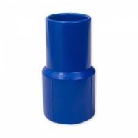PVC Muffe für Schwimmbadschlauch blau 38mm