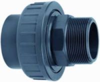 PVC 3/3 Verschraubung, Klebemuffe x Aussengewinde.