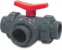 PVC 3-Wegekugelhahn