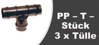 PP-T-Stücke Schlauchverbinder
