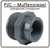 PVC Muffennippel AGxIG