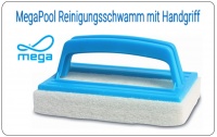 MegaPool Reinigungsschwamm mit Handgriff