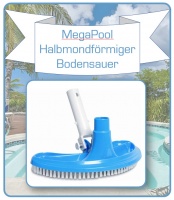 MegaPool Bodensauger HALBMOND