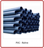 PVC Rohr, Druckrohr, 1Meter
