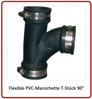 Flexibles PVC T-Stück