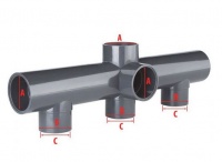 PVC Verteiler 50mm