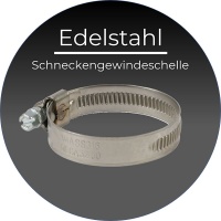 EDELSTAHL Schneckengewindeschellen Schlauchschelle 