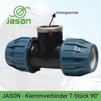 PP - KLEMMVERBINDER T-STÜCK 90° KLEMMVERBINDER X IG